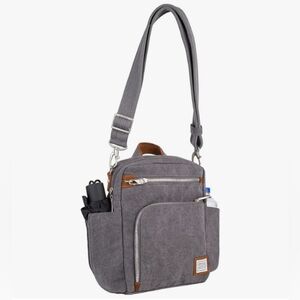 Travelon Anti-Theft Heritage Tour Bag Pewter
